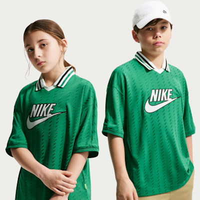 Nike Sportswear Big Kids' Short-Sleeve Jersey. Nike.com